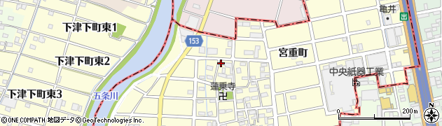 愛知県清須市春日宮重町143周辺の地図