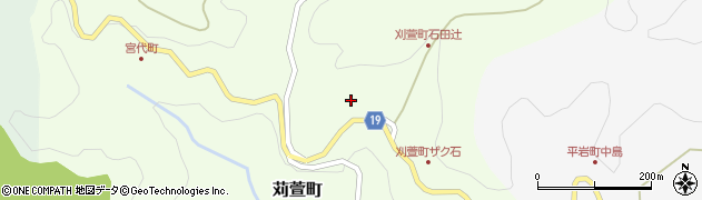 愛知県豊田市苅萱町20周辺の地図