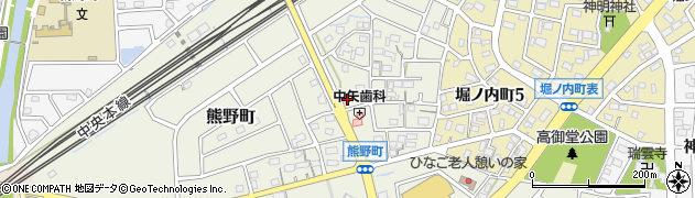 愛知県春日井市熊野町1999周辺の地図