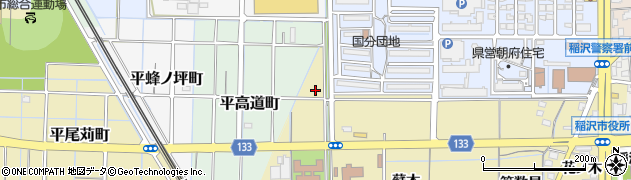 愛知県稲沢市船橋町（五反田）周辺の地図