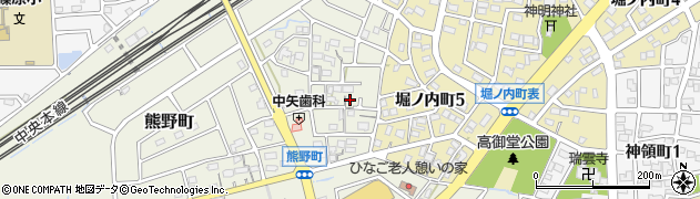 愛知県春日井市熊野町1959周辺の地図