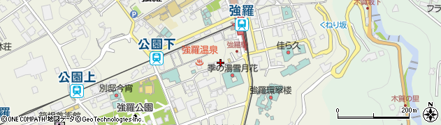 神奈川県足柄下郡箱根町強羅1300-407周辺の地図