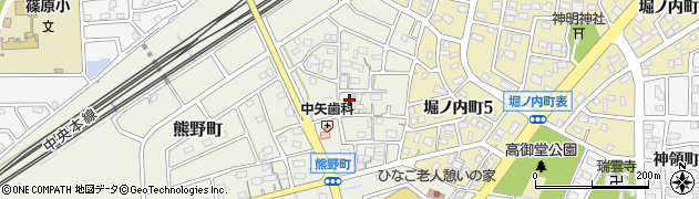 愛知県春日井市熊野町1975周辺の地図