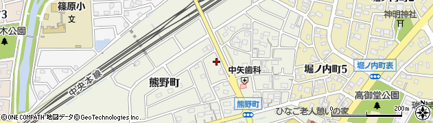 愛知県春日井市熊野町2099周辺の地図