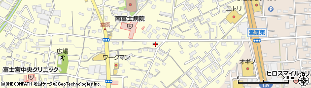 静岡県富士宮市宮原361周辺の地図