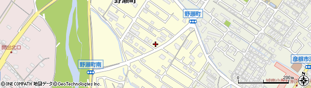 滋賀県彦根市野瀬町51周辺の地図