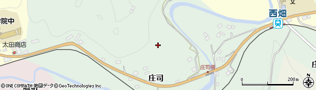 千葉県大多喜町（夷隅郡）庄司周辺の地図