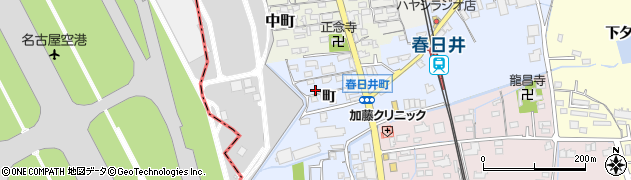 愛知県春日井市春日井町町周辺の地図