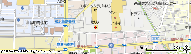 セリアニッケタウン稲沢店周辺の地図