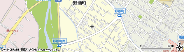 滋賀県彦根市野瀬町72周辺の地図