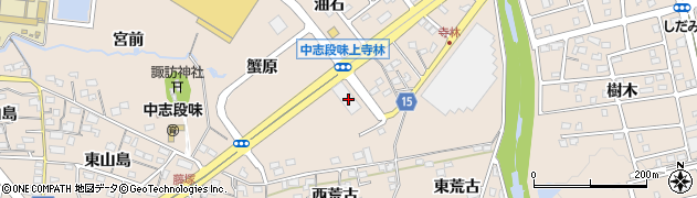 愛知県名古屋市守山区中志段味（上寺林）周辺の地図