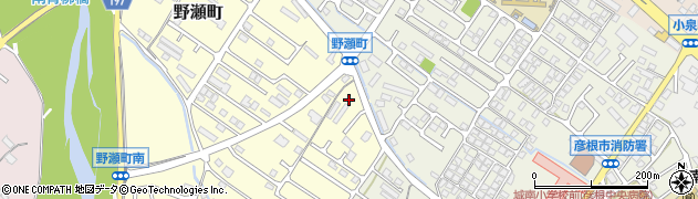 滋賀県彦根市野瀬町21周辺の地図