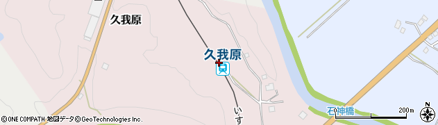 久我原駅周辺の地図