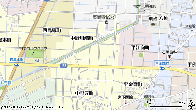 〒492-8391 愛知県稲沢市中野川端町の地図