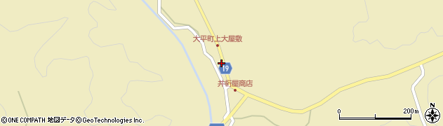 愛知県豊田市大平町下大屋敷15周辺の地図