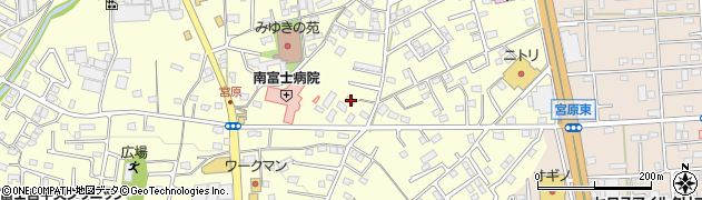 静岡県富士宮市宮原345周辺の地図