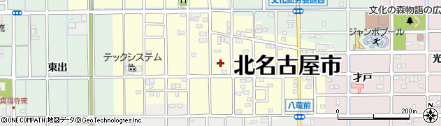 愛知県北名古屋市北野（五反畑）周辺の地図