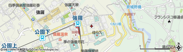 神奈川県足柄下郡箱根町強羅1300-694周辺の地図