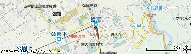 箱根登山鉄道株式会社　強羅駅周辺の地図