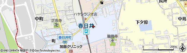 愛知県春日井市春日井町（土合）周辺の地図
