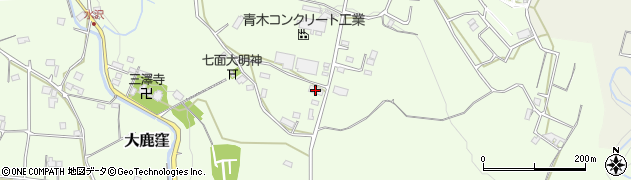 静岡県富士宮市大鹿窪345周辺の地図