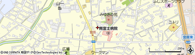 静岡県富士宮市宮原336周辺の地図
