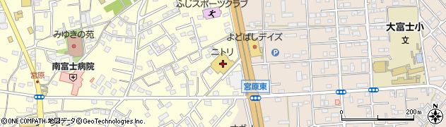静岡県富士宮市宮原468周辺の地図
