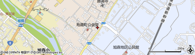 滋賀県彦根市地蔵町518周辺の地図