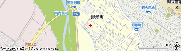 滋賀県彦根市野瀬町115周辺の地図