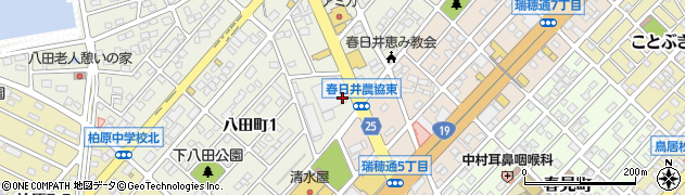 尾張中央農協春日井不動産センター周辺の地図