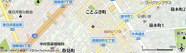 愛知県春日井市ことぶき町23周辺の地図