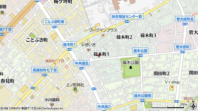 〒486-0851 愛知県春日井市篠木町の地図