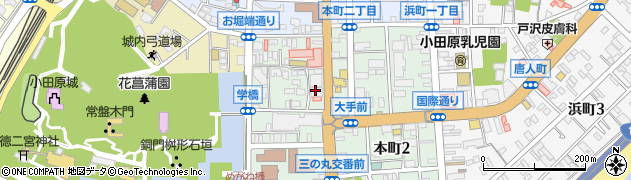 朝日生命保険相互会社　小田原営業所周辺の地図