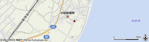滋賀県大津市北小松周辺の地図