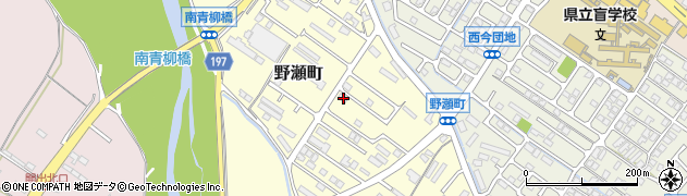 滋賀県彦根市野瀬町80周辺の地図