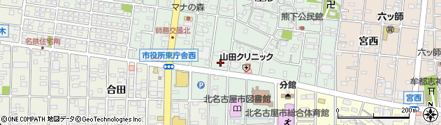 どんきゅう 師勝店周辺の地図