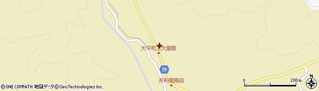 愛知県豊田市大平町（上大屋敷）周辺の地図