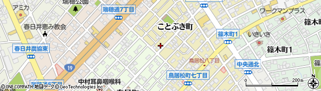 愛知県春日井市ことぶき町59周辺の地図