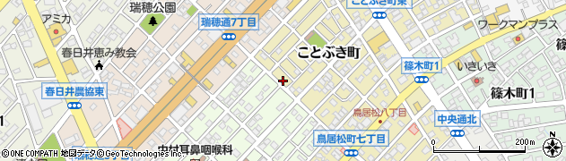愛知県春日井市ことぶき町140周辺の地図