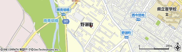 滋賀県彦根市野瀬町106周辺の地図