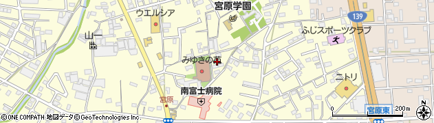 静岡県富士宮市宮原342周辺の地図