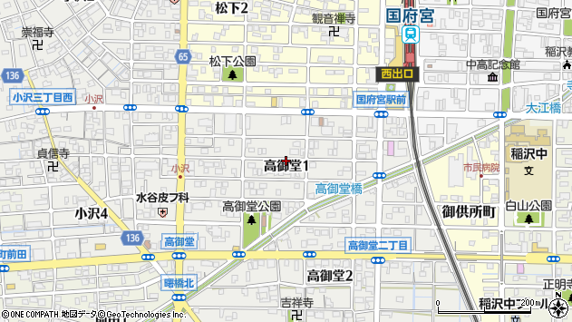 〒492-8213 愛知県稲沢市高御堂の地図