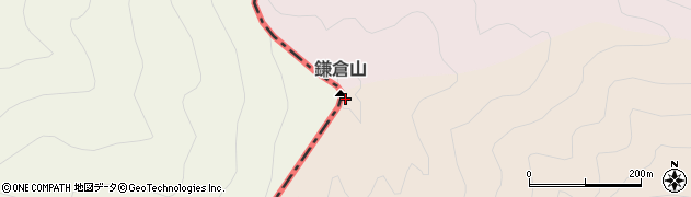 鎌倉山周辺の地図