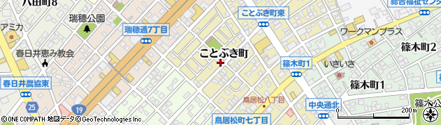 愛知県春日井市ことぶき町52周辺の地図