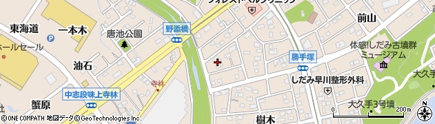 愛知県名古屋市守山区上志段味中屋敷1561周辺の地図
