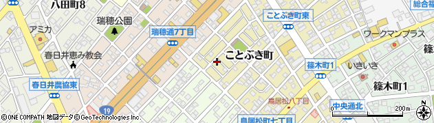 愛知県春日井市ことぶき町127周辺の地図