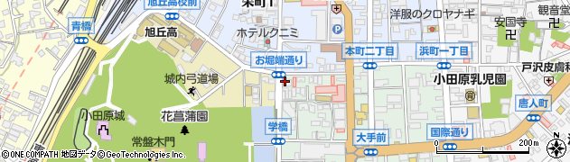 小田原青年会議所周辺の地図