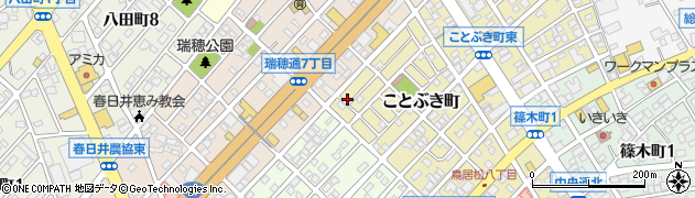 愛知県春日井市ことぶき町192周辺の地図