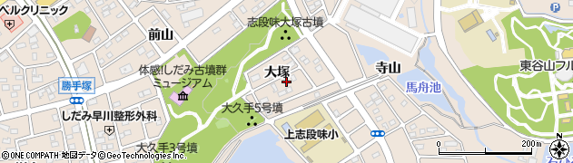 愛知県名古屋市守山区上志段味大塚1245周辺の地図