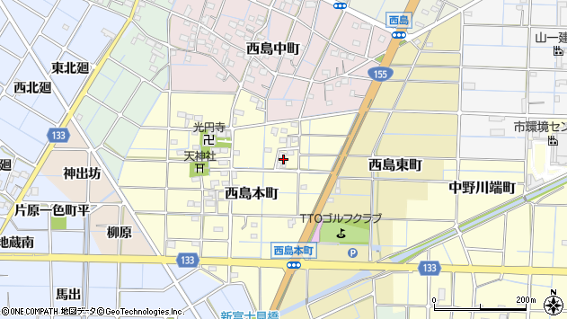 〒492-8326 愛知県稲沢市西島本町の地図